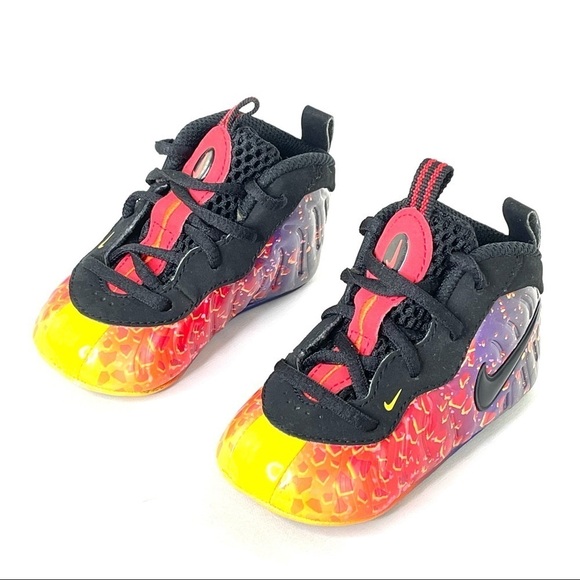 Nike Baby Foamposite Sneaker Booties Size 4 - Picture 2 of 10
